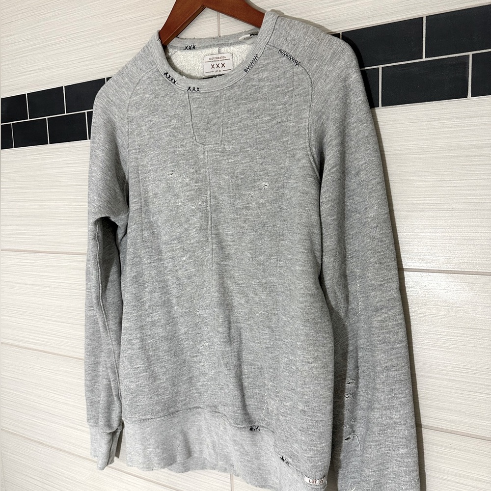 Distressed Scotch and Soda crewneck